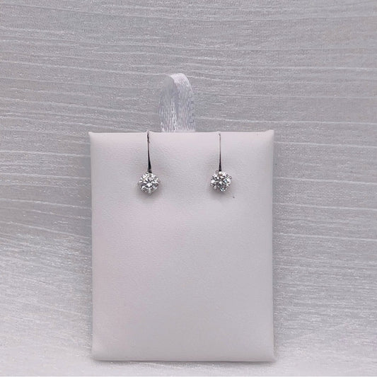 4mm Moissanite Diamond Stud