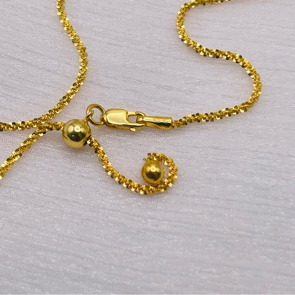 S925 Gold / Italian Sterling Silver Adjustable Chains