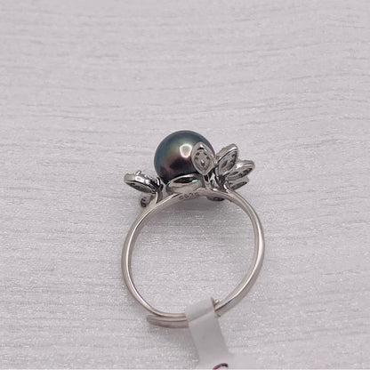 Tahitian Flower Pearl Ring
