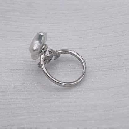 Natural Freshwater Star Pearl Branch Ring