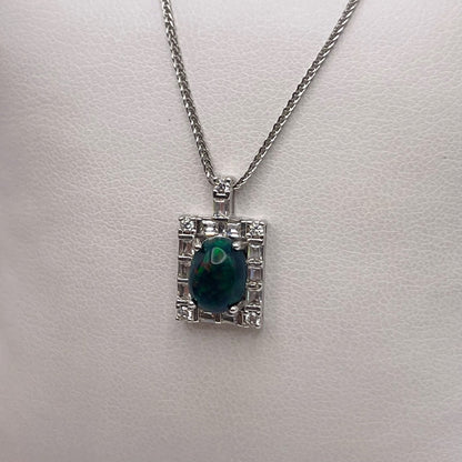 Ethiopian Opal S925 Sterling Silver Pendant