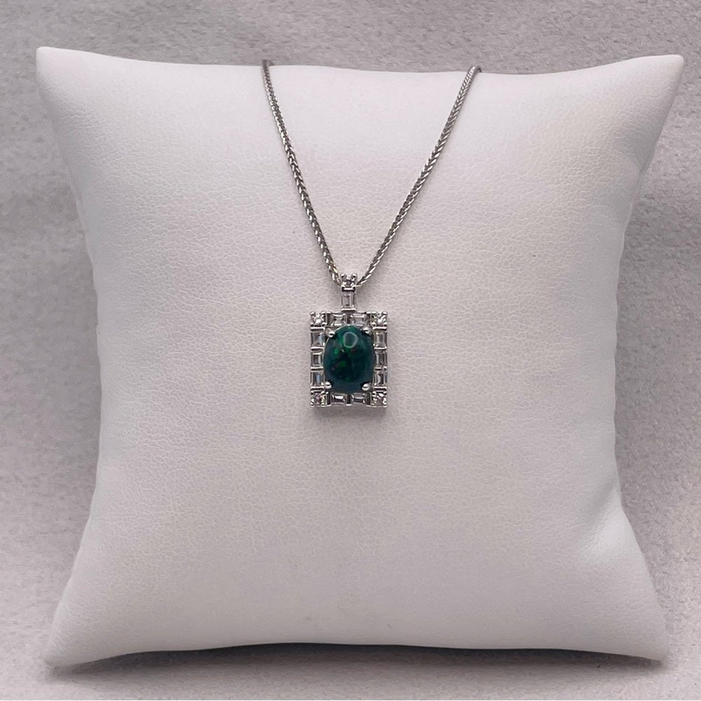 Ethiopian Opal S925 Sterling Silver Pendant