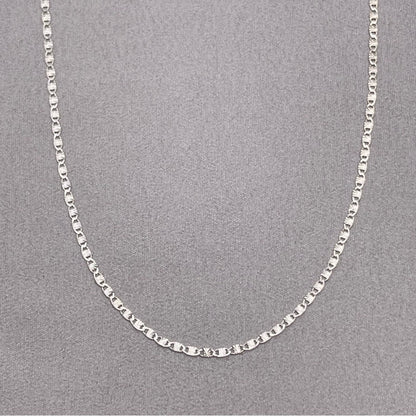 S925 Sterling Silver Mariner Link Chain