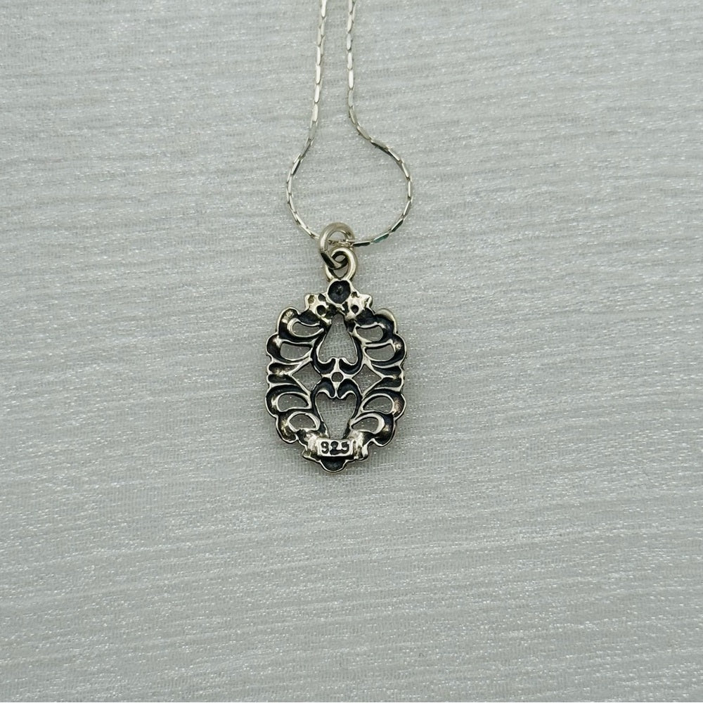 Amethyst S925 Handmade Floral Necklace