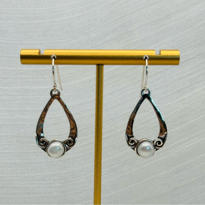 Freshwater Pearl S925 Dangle Earrings