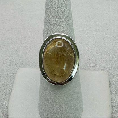 Golden Rutile Ring