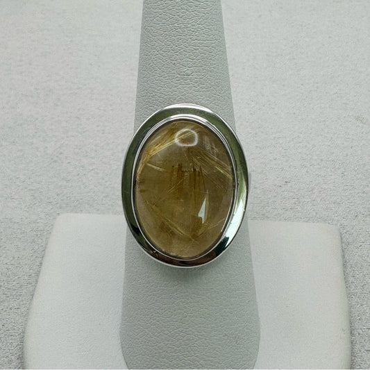 Golden Rutile Ring