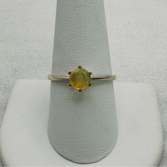Ethiopian Opal Solitaire Ring