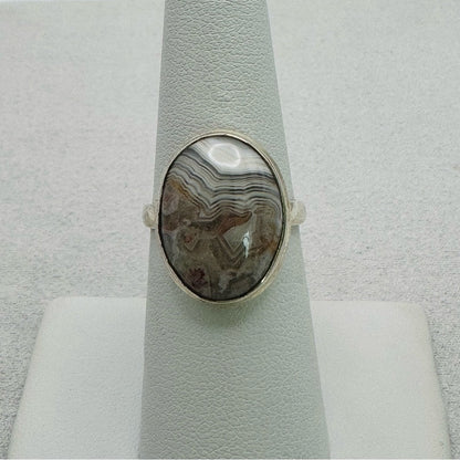 Crazy Lace Agate Ring