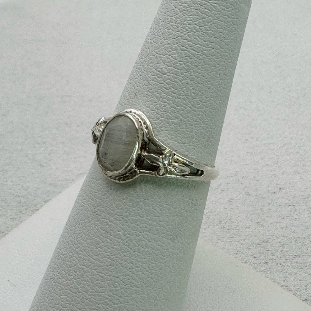 Rainbow Moonstone Ring