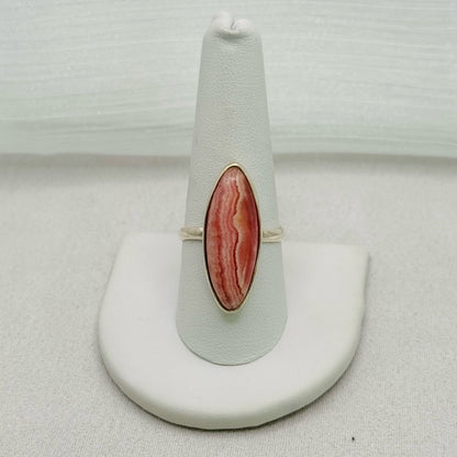 Rhodochrosite S925 Ring