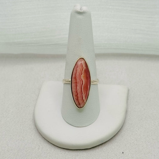 Rhodochrosite S925 Ring