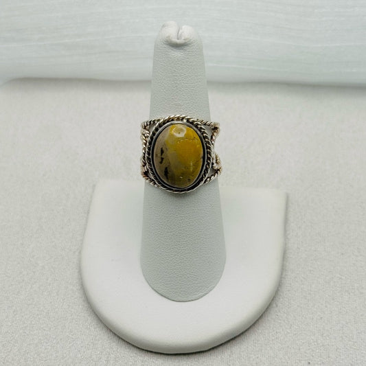 Bumblebee Jasper S925 Ring