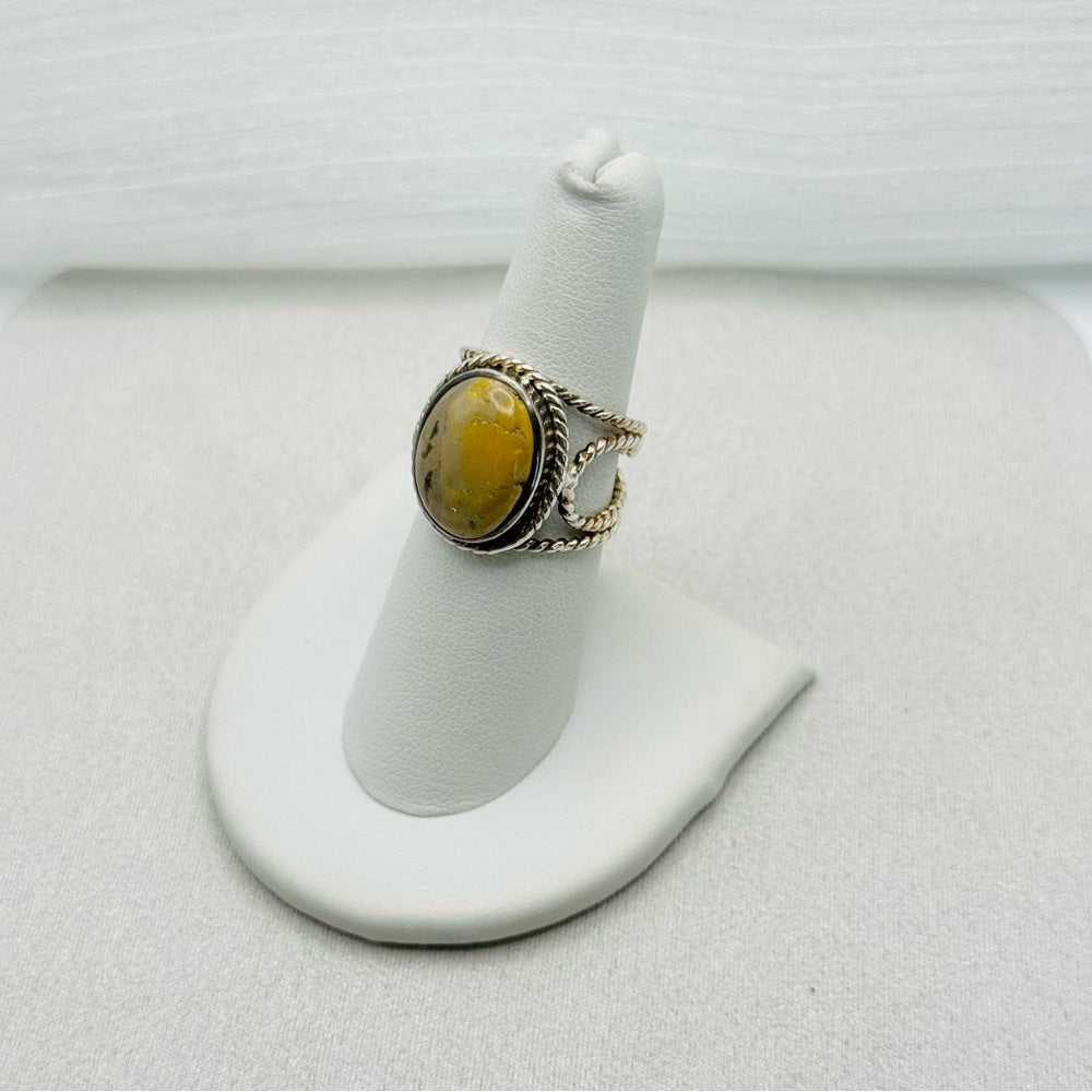 Bumblebee Jasper S925 Ring