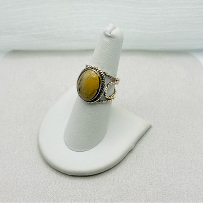 Bumblebee Jasper S925 Ring
