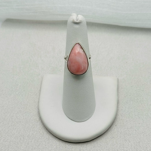 Pink Peruvian Opal S925 Ring