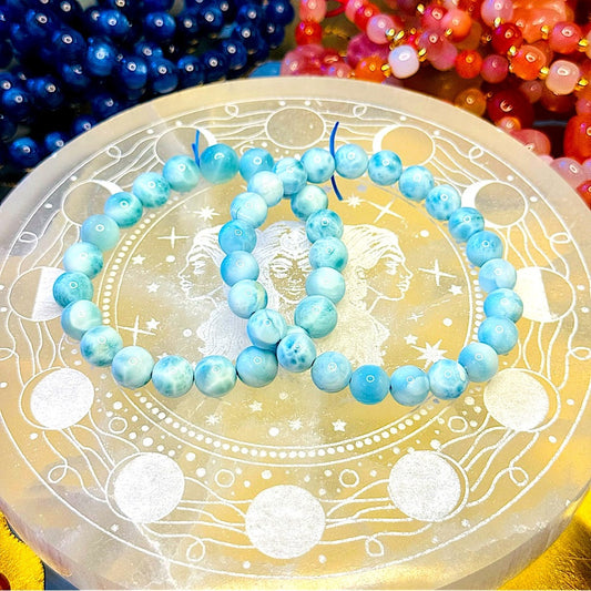 Larimar AAA QUALITY Bracelet 8mm