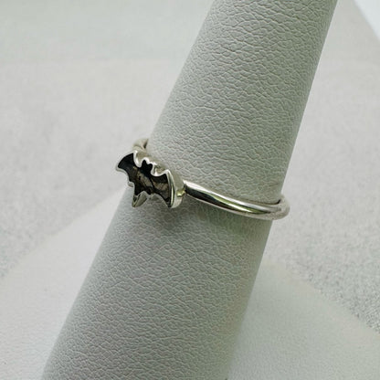 Sterling Silver Labradorite Bat Ring 🦇