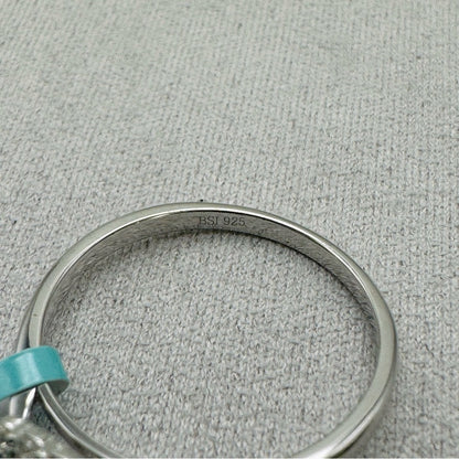 1.32 CT Moissanite Diamond Sterling Silver Ring