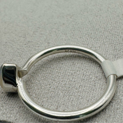 Teardrop Ethiopian Opal Sterling Silver Ring