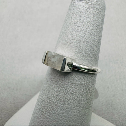 Rainbow Moonstone Sterling Silver Ring