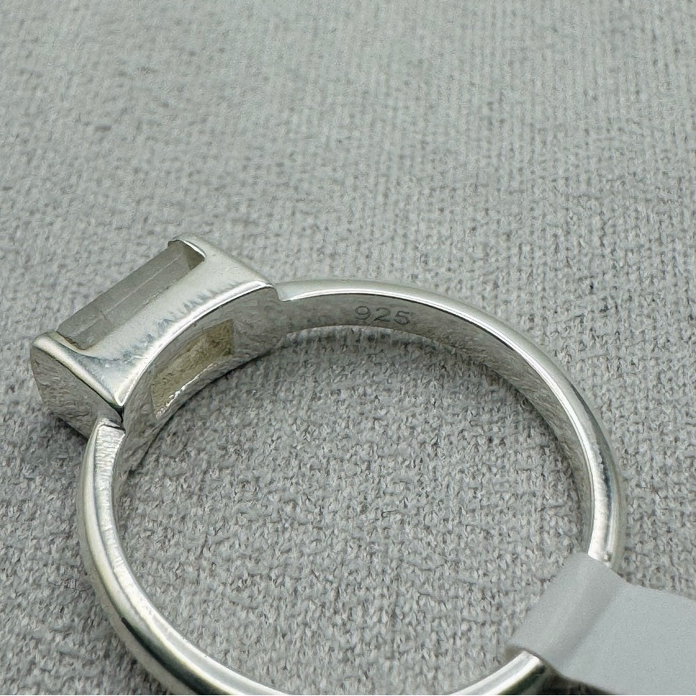 Rainbow Moonstone Sterling Silver Ring