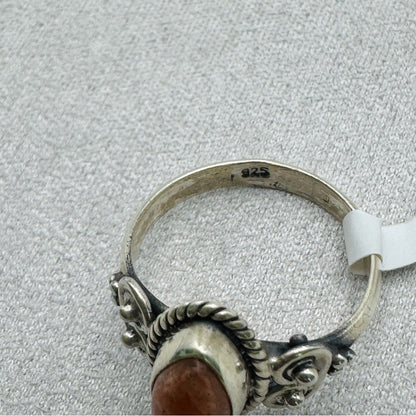 Sunstone Sterling Silver Ring