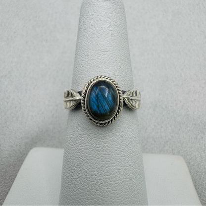 Labradorite S925 Oval Ring