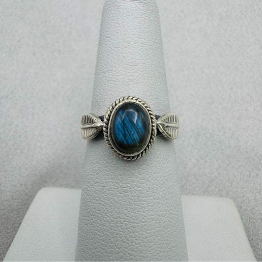 Labradorite S925 Oval Ring