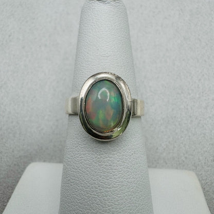 Ethiopian Opal S925 Oval Ring