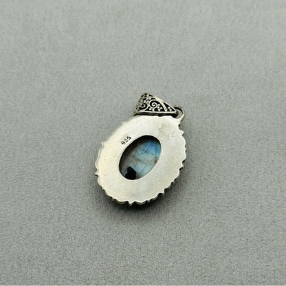 Rainbow Moonstone S925 Pendant