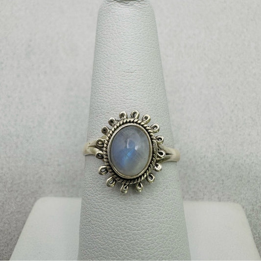 Rainbow Moonstone S925 Ring