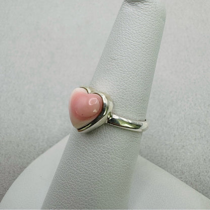 Pink Spiny Oyster S925 Ring