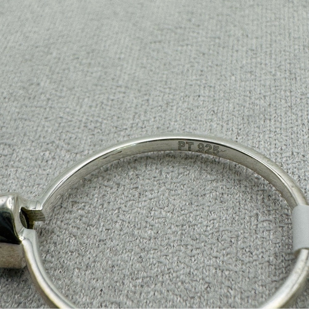Moldavite Sterling Silver Ring