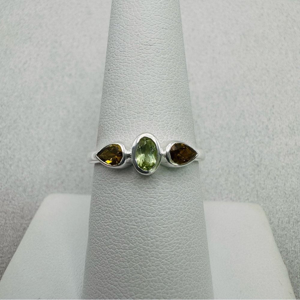 Rainbow Tourmaline S925 Ring