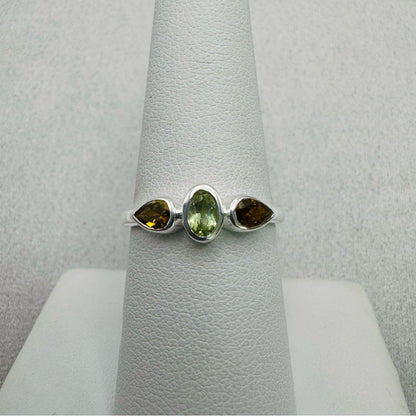 Rainbow Tourmaline S925 Ring