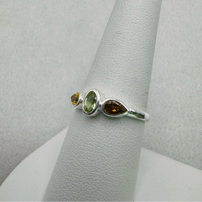 Rainbow Tourmaline S925 Ring