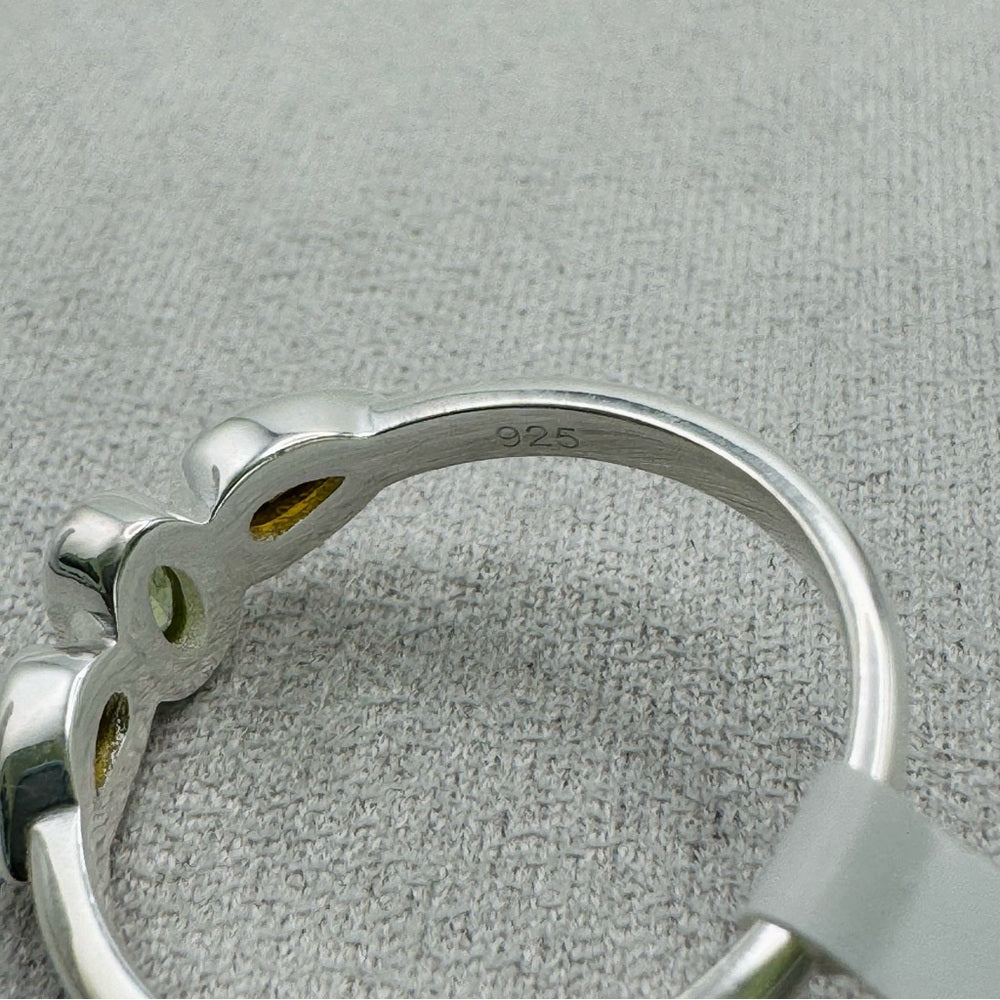 Rainbow Tourmaline S925 Ring
