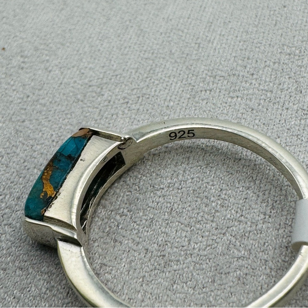 Oyster Turquoise S925 Ring