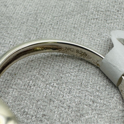 S925 Round Labradorite Ring