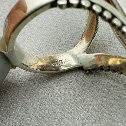 Botswana Banded Agate S925 Ring
