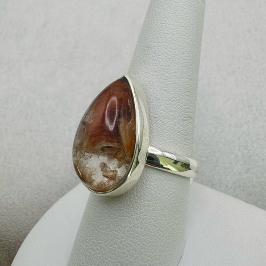 Red Phantom Quartz S925 Ring