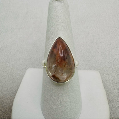 Red Phantom Quartz S925 Ring