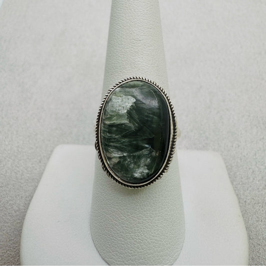 Seraphinite Handmade S925 Ring