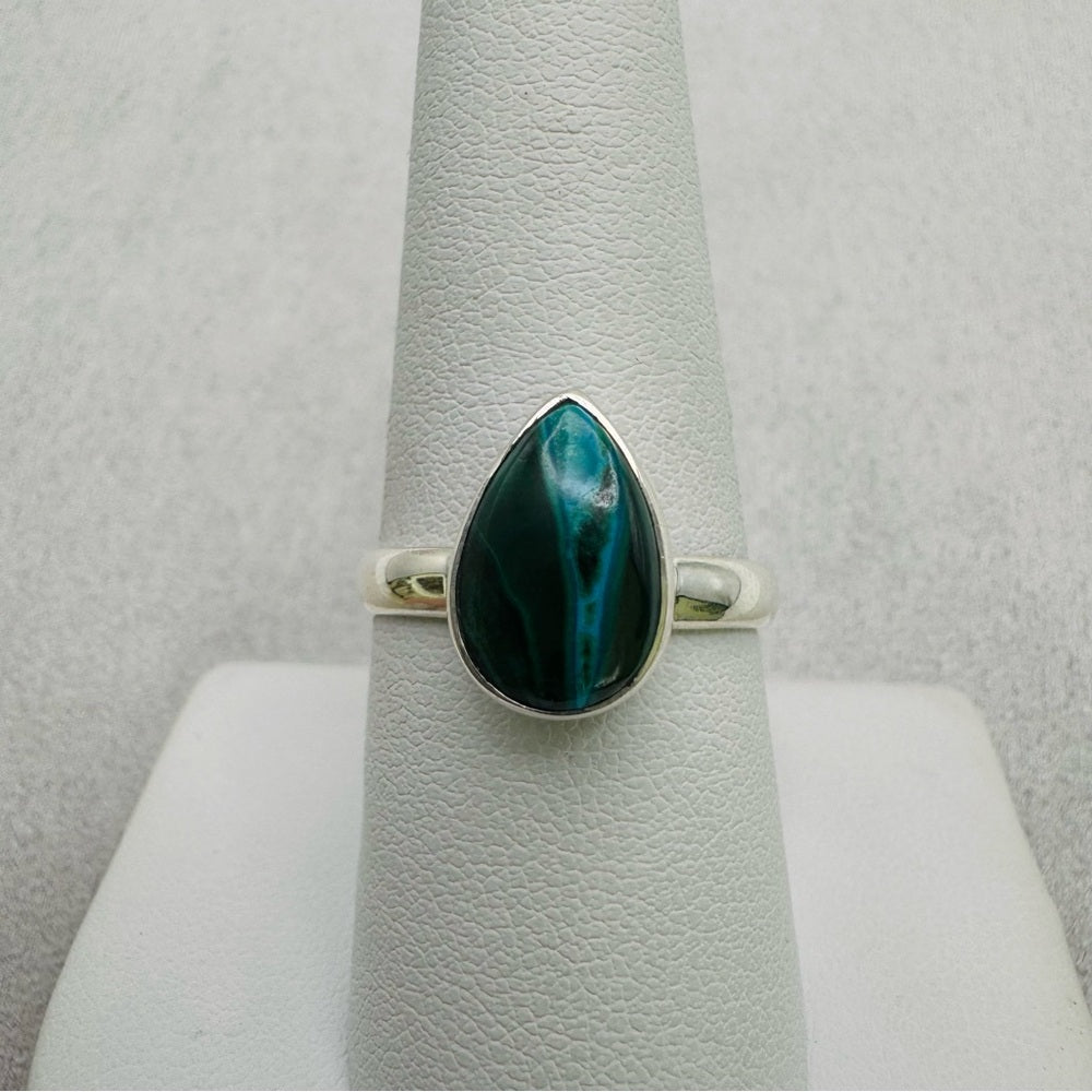 S935 Chrysocolla Malachite Ring