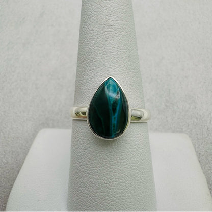 S935 Chrysocolla Malachite Ring