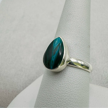 S935 Chrysocolla Malachite Ring