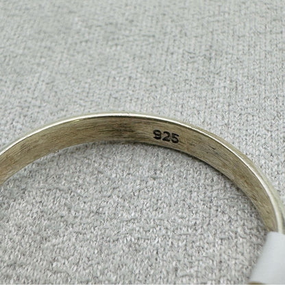 S925 Oval Red Chalcedony Ring