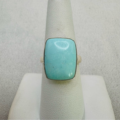 Sleeping Beauty Turquoise S925 Adjustable Ring