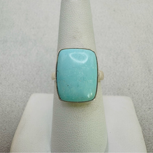 Sleeping Beauty Turquoise S925 Adjustable Ring